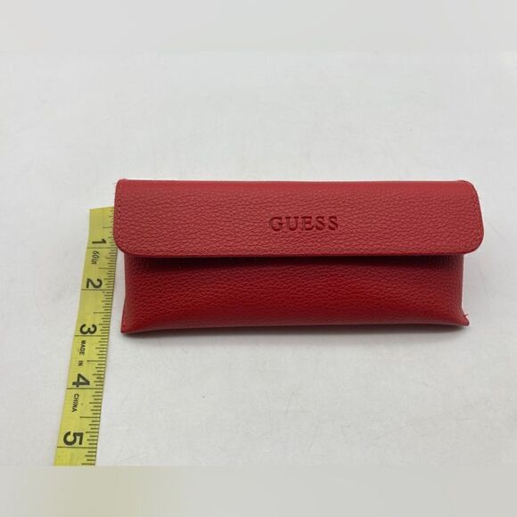 Guess Logo Optical Red Eyeglasses Hard Case - Picture 6 of 6